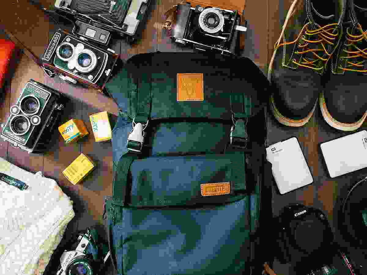 Knapsack & Cameras